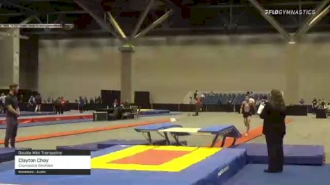 Clayton Choy - Double Mini Trampoline, Champions Westlake - 2021 USA Gymnastics Championships