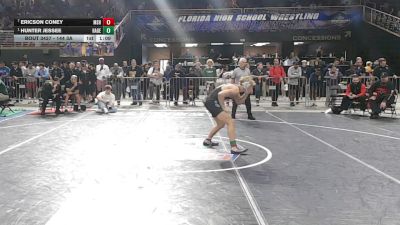 144 3A 3rd Place Match - Hunter Jessee, Hagerty vs Ericson Coney, Miami Southridge Hs
