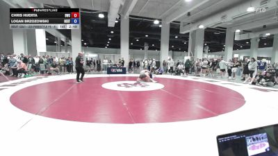 U20 Freestyle FS - 61 lbs Cons. Round 4 - Chris Huerta, Dethrone Wrestling Club vs Logan Brzozowski, New England Regional Training Center