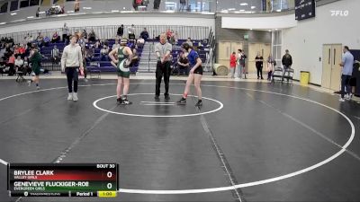 120 Girls Cons. Round 1 - Genevieve Fluckiger-Roberts, Evergreen Girls vs Brylee Clark, Valley Girls