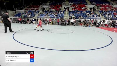 126 lbs Cons 32 #2 - Cael Humphrey, CA vs Adaias Ortiz, FL