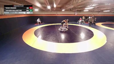 132 lbs Cons. Semi - Hayden Ballantyne, Westlake Wrestling Club vs Evan Craner, Grantsville Wrestling Club