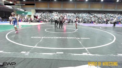 85 lbs Consi Of 4 - Christian Worthy, American Dream vs Q Mulliner, Pahranagat Valley Youth Wrestling