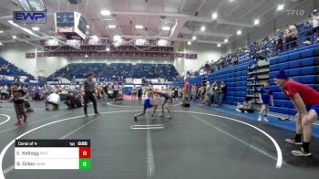 80 lbs Consi Of 4 - Eddie Kellogg, Smith Wrestling Academy vs Brady Gilles, Harrah Little League Wrestling