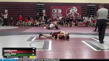 106 lbs Cons. Round 2 - Logan Johns, Harrisburg vs Hayden Eslick, Roland-Story