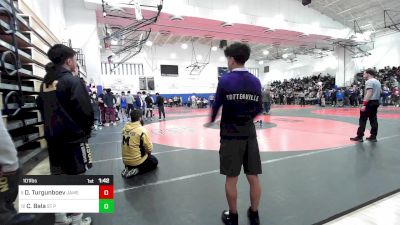 101 lbs Round Of 16 - Davron Turgunboev, James Madison-PSAL vs Chris Bala, St Peters