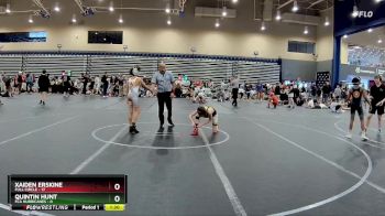84 lbs Round 7 (8 Team) - Quintin Hunt, FCA Hurricanes vs Xaiden Erskine, Full Circle