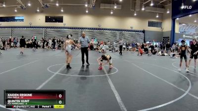 84 lbs Round 7 (8 Team) - Quintin Hunt, FCA Hurricanes vs Xaiden Erskine, Full Circle