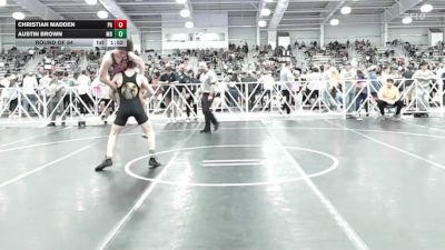 120 lbs Round Of 64 - Christian Madden, PA vs Austin Brown, MO