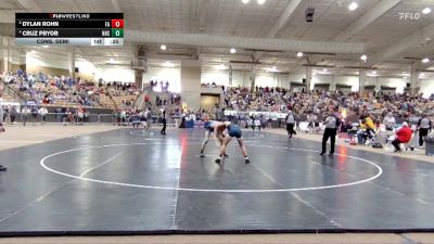 AA 144 lbs Cons. Semi - Cruz Pryor, Nolensville High School vs Dylan Rohn, Farragut High School