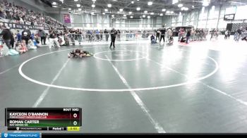 53 lbs Semifinal - Roman Carter, Mat Demon WC vs Kayceon O`Bannon, FordDynastyWrestlingClub