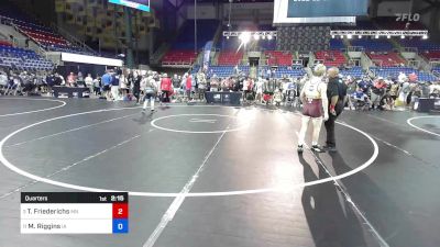 120 lbs Quarters - Titan Friederichs, MN vs Maximus Riggins, IA