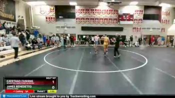 160-175 lbs Round 3 - Cayetano Cushing, Black Fox Wrestling Academy vs James Benedetto, Unaffiliated