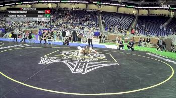 Girls-130 lbs Champ. Round 1 - Faith Burgess, Grand Blanc Hs Girls vs Alyse Muscat, Berkley H.s. Girls