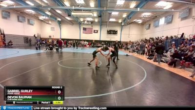 133-138 lbs Round 2 - Devon Bauman, Cheyenne East vs Gabriel Gurley, Fossil Ridge