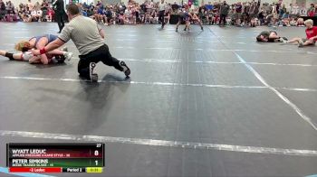 157 lbs Round 2 (6 Team) - Wyatt Leduc, Applied Pressure X Kame Style vs Peter Simkins, Beebe Trained Silver