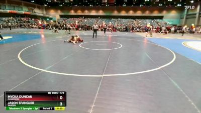 175 lbs Cons. Round 4 - Jason Spangler, Vanden vs Mycka Duncan, Claremore