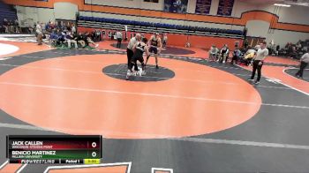 184 lbs Cons. Round 2 - Jack Callen, Wisconsin-Stevens Point vs Benicio Martinez, Millikin University