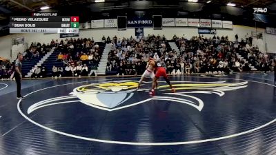 141 lbs 1st Place Match - Pedro Velazquez, Minnesota State Moorhead vs Sean Solis, UMary