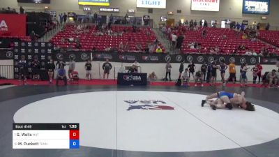 62 kg Rnd Of 16 - Gavin Wells, Mat Demon Wrestling Club vs Malachi Puckett, Tennessee