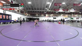 157 lbs Cons. Round 2 - Trent Evans, William Penn (Iowa) vs Cade Braun, Northwestern (Iowa)