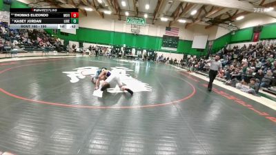 190 lbs Cons. Round 3 - Thomas Elizondo, Mountain View vs Kasey Jordan, Lovell