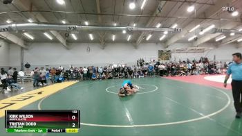 132 lbs Cons. Semi - Kirk Wilson, North Platte vs Tristan Dodd, Cleveland