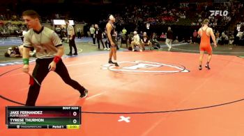 215 Class 3 lbs Quarterfinal - Jake Fernandez, Platte County vs Tyrese Thurmon, Washington