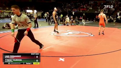 215 Class 3 lbs Quarterfinal - Jake Fernandez, Platte County vs Tyrese Thurmon, Washington