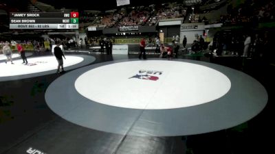 92 lbs 1st Place Match - Sean Brown, West Coast Regional Training Center vs Jamey Srock, Brigade Wrestling Club