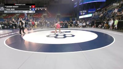 126 lbs Quarters - Jaxsen Bailey, CT vs Paul Ruiz, CA