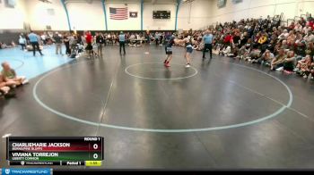 141-150 lbs Round 1 - CharlieMarie Jackson, Burns/Pine Bluffs vs Viviana Torrejon, Liberty Common