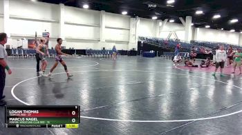 157 lbs Round 5 (6 Team) - Logan Thomas, Team STL Red vs Marcus Nagel, Foxfire Wrestling Club RED