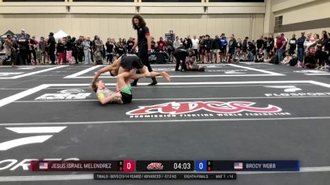 Jesus Israel Melendrez vs Brody Webb 2025 ADCC Orlando Open/Youth Trials