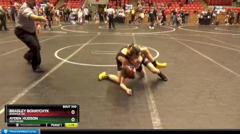 76 lbs Round 4 - Ayden Hudson, Westshore vs Bradley Bohaychyk, Donahue WA