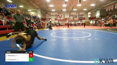 96 lbs Rr Rnd 2 - J.J Matheny, Grove Takedown Club vs Casen Frossard, Jay Wrestling Club