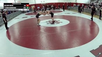 150 lbs 3rd Place Match - Coen Burrows, Boulder City vs Jullien Mejia, Liberty
