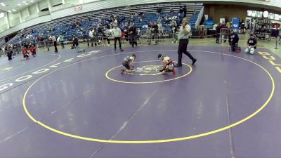 10U Boys - 63 lbs Cons. Round 6 - Edgar Garcia, Colorado Outlaws Youth Wrestling vs Taetem Kunze, Salem Elite Mat Club