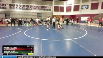 175 lbs Quarterfinal - Korver Hurd, Box Elder Bees Wrestling vs Paxten Hansen, Roy Wrestling Club