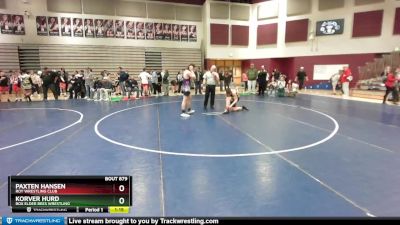 175 lbs Quarterfinal - Korver Hurd, Box Elder Bees Wrestling vs Paxten Hansen, Roy Wrestling Club