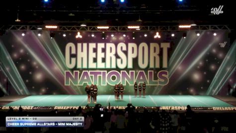 Cheer Supreme Allstars - MINI MAJESTY [2026 L2 Mini - D2 Day 2] 2026 CHEERSPORT National All Star Cheerleading Championship