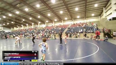 53 lbs Quarterfinal - Mason Novelli, Alaska vs Jeffrey LaPorte, Montana