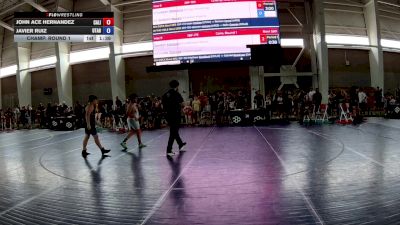 160 lbs Champ. Round 1 - John Ace Hernandez, California vs Javier Ruiz, Utah