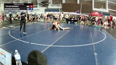 157 lbs Champ. Round 2 - Dylan Granger, Michigan vs Brandon Buzzard, California