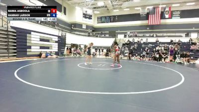 130 lbs Round 2 (6 Team) - Naima Agboola, Oregon vs Hannah Larson, Utah Gold