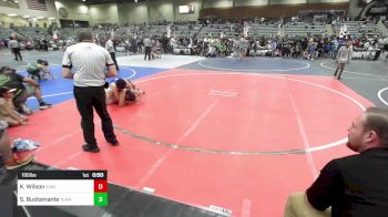 190 lbs 2nd Place - Keen Wilson, Sublime Wrestling Academy vs Santiago Bustamante, Team Viper