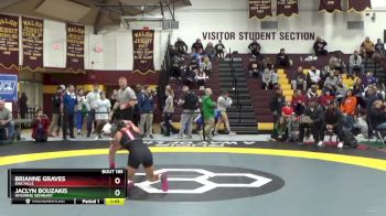 100 lbs Semifinal - Jaclyn Bouzakis, Wyoming Seminary vs Brianne Graves, Oak Hills