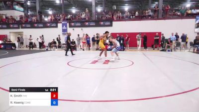 63 kg Semifinal - Keith Smith, The Best Wrestler vs Rhett Koenig, Combat W.C. School Of Wrestling