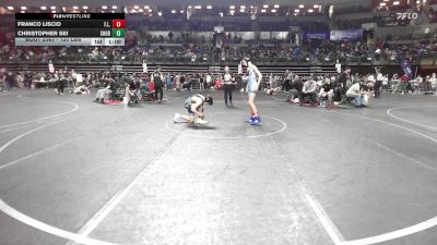 120 lbs Consi Of 8 #2 - Franco Liscio, F.l.o.w. vs Christopher Sei, Shore Thing