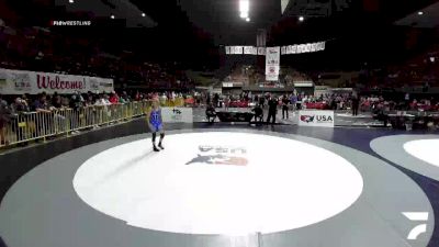 All Cadet Boys Freestyle Lower - 120 lbs Cons. Round 3 - Jackson Johnston, San Juan High School Wrestling vs Dru Pedroza, Glendora High School Wrestling